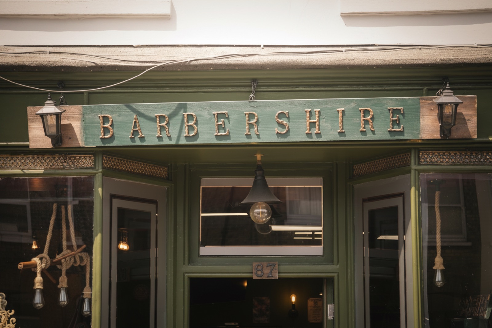 The Barbershire shopfront at 87 Quicks Road